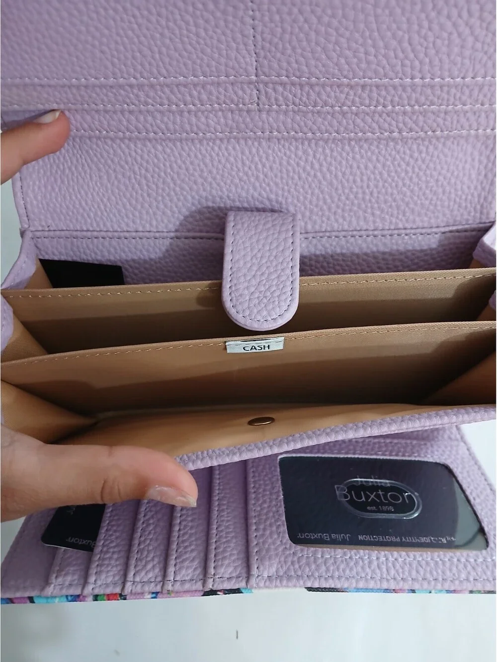 WOMEN'S JULIA BUXTON COLORFUL BUTTERFLY WALLET